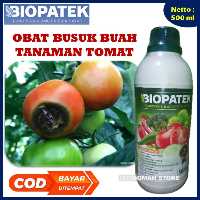 Biopatek 500ml Fungisida Bakterisida Hayati Obat Semprot Mengatasi Bercak Busuk Daun Dan Busuk 