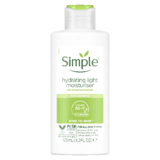 Simple Kind to Skin Light Moisturiser Hydrating 125ml