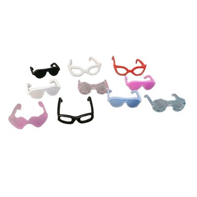 hot【DT】✤  20pcs Dolls Accessories Plastic Glasses Round Frame Eyewear Kids Eyeglasses