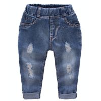 IENENS 2-7Y Fashion Boys Casual Jeans Trousers Baby Toddler Boys Denim Pants Kids Children Slim Long Pants Bottoms Clothing