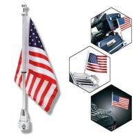 Universal รถจักรยานยนต์จักรยาน American FLAG พิมพ์เสาธงกระเป๋าเดินทางสำหรับ Honda Goldwing GL1800 27.5x16 ซม.