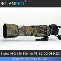 ที่บังฝนเสื้อกันหนาวลายทหารเลนส์ ROLANPRO ของแท้สำหรับซิกม่า APO 150-500มม. F/ 5-6.3 DG OS HSM อุปกรณ์ป้องกันเลนส์ปลอกเลนส์