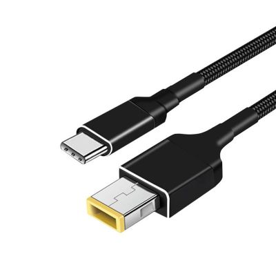 [HOT RUXMMMLHJ 566] 18 M 100W USB C A USB เคเบิล Delgado De PTA Cuadrada Tipo C PD Cargador Cable De Alimentación Lenovos Para Portil ThinkPad X1