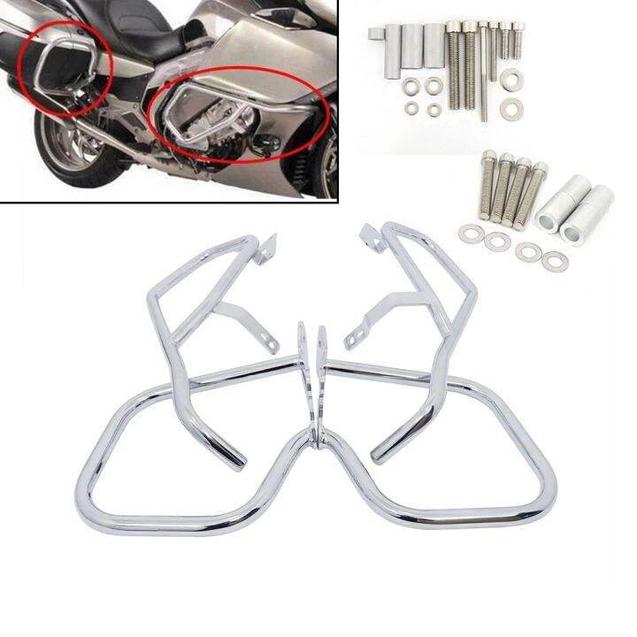 Motorrad Stoßstange Für BMW K1600GT/GTL 2011-2022 - Sturzbügel Set Silber - Rahmenschutz