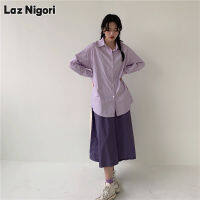 Laz Nigori เสื้อแขนยาวผู้หญิง,ใหม่ยาวปานกลางหลวม