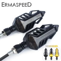 Sequential Motorcycle LED Turn Signal Lights Amber Flowing Water Motorbike Blinkers Indicator 12V Universal Lamp Accessories