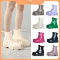 COD DSFGRTUTYIII 【Free Shipping】 Waterproof Short Tube Lightweight Non-Slip Fashion Student Outer Wear Thick-Soled Rain Boots