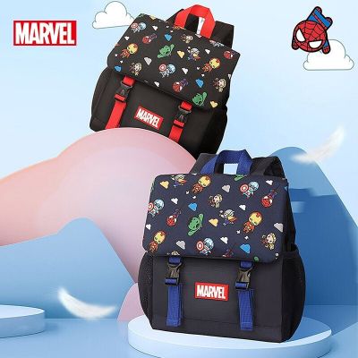 Marvel Children Cartoon Kindergarten Backpack Avengers Graphic Printed Childrens Backpack IronMan Spiderman Breathable Backpack