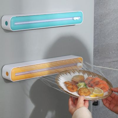 Kitchen Storage Cling Plastic Magnetic 1 Dispenser Box Box Slider Cutting 2 Cutter In Accessories Wrap Foil Cling Wrap