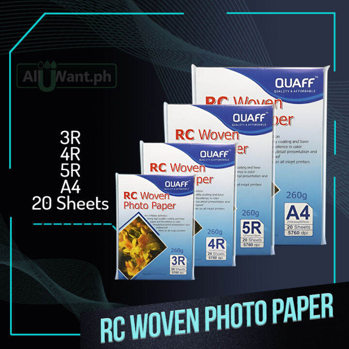 AYWPH RC Woven Photo Paper | Lazada PH