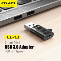 Awei USB CL-13 3.0ตัวแปลง USB เป็น Type C การส่งผ่านอะแดปเตอร์สูงความเร็วสำหรับโทรศัพท์มือถือแท็บเล็ตแล็ปท็อปสากล