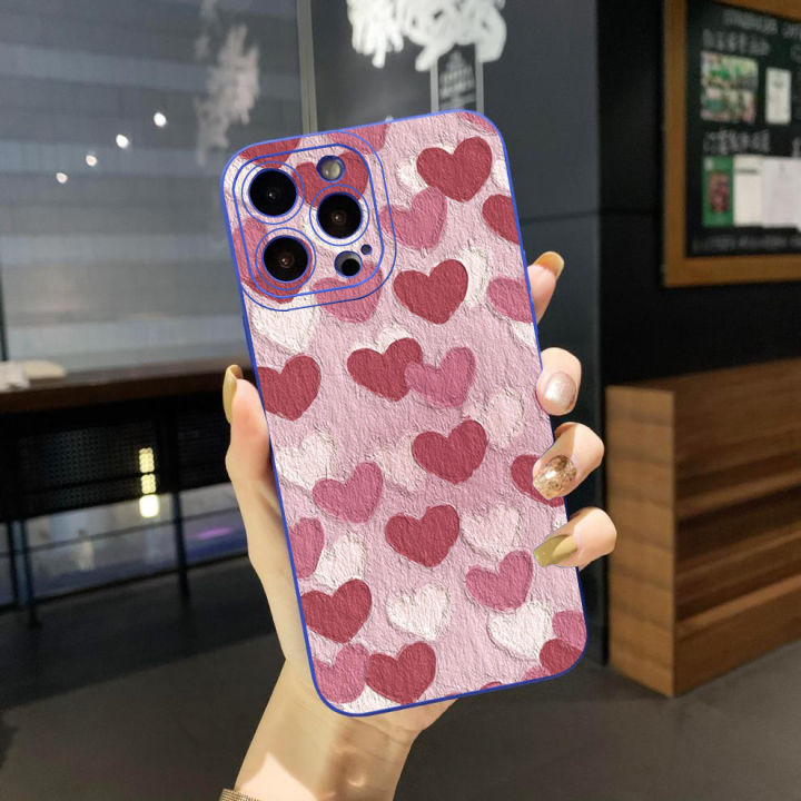 เคสสำหรับ-vivo-โทรศัพท์-t1-5g-y02s-y35-4g-y30-y55-y75-y01-y21-y33s-y3s-y12-y20-y15a-y11s-ฝาครอบป้องกัน-y12a-ขอบสี่เหลี่ยมสีขาวความรักที่มีเต็มฝาครอบ