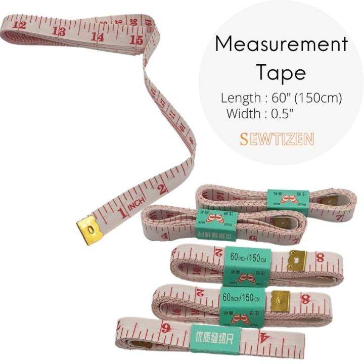 150cm Butterfly Quality Tailor Measurement Tape/Tali Pengukur Tailor ...