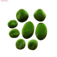 8Pcs ประดิษฐ์สด Moss Ball Fairy Garden Miniatures ตกแต่ง DIY Mini Green Plant Poted Bonsai งานฝีมือเครื่องประดับอุปกรณ์ P2