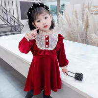 Winter Girls Princess Christmas Dress Birthday Party Dress Children Warm Clothes Red New Year Wear Vestidos 4 7 9 12 14 Years