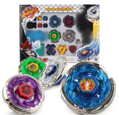 Metal Spinning BSets Fusion 4D 4 Gyro Box Fight Master Spinning Top String Launcher Grip Kids Toys Christmas Gifts