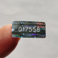 2000 pcs，Security Hologram Tamper Proof Stickers，Void Warranty Label，Unique Serial Number，Custom logo，20x10mm