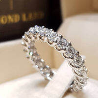 IPARAM แฟชั่น Silver Rhinestone แหวนเพทายผู้หญิง Elegant รอบโมเสคคริสตัลงานแต่งงานเครื่องประดับแหวน 6/7/ 8/9/-xnbno5044