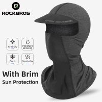 ROCKBROS Sun Protection Cycling Ice Silk Cap Men Women Anti-UV Balaclava Motorcycle Fishing Outdoor Sport Face Mask For Summer