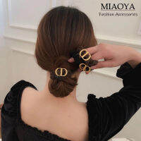 MIAOYA Fashion Jewelry Shop อินเทรนด์ การออกแบบรูปทรงจมูกหมู สายยางสำหรับสุภาพสตรี เชือกผูกผมสำหรับนักเรียน ของขวัญวันเกิดที่สวยงาม