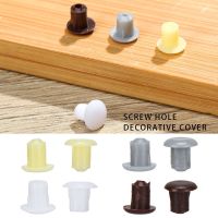 100PCS 5mm Plastic Screw Cap Furniture Hole Covers Decor Cabinet Drill Hole Dust Plug Stopper Dust Grommet Hardware Fitting