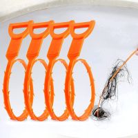 2PCs Kitchen Sink Cleaning Hook Sewer Dredging Spring Pipe Hair Dredging Tool Removal Sink Cleaning Tool Drain Cleaners 51cm