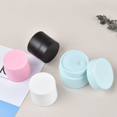 【CW】 Plastic Makeup Jar Round Refillable Bottle Tools 5g/15g/20g/30g/50g