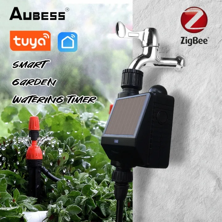 Tuya Solar Automatic Drip Irrigation Controller Zigbee Smart Water