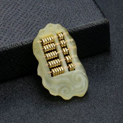 【cw】 Ram 39;s Horn Pendant Necklace Ancient Chinese Calculator Arithmetic Charms for Keychain Jewelry Making Gifts ！