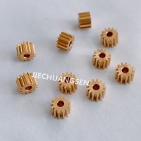 【CW】 10pcs/Lot 0.4Modulus 8Teeth 9T 10T 11T 12T 13T 14T 15T 16T 17T 18T Copper Gear 0.4M Hole 1.48mm 1.98mm Thickness 4mm