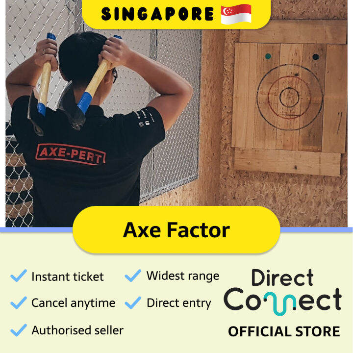 Axe Factor Singapore 1 Hour Axe Throwing Stress Relief Activity