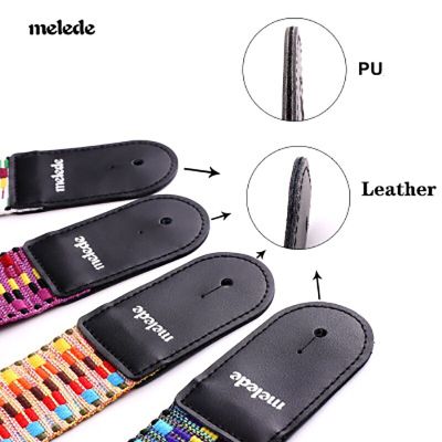 ‘【；】 New Guitar Band Ethnic Style Thickening Rainbow Cotton Guitar Bass Acoustic Guitar Diagonal Strap