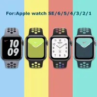 สายนาฬิกาข้อมือ สาย applewatch Apple Watch watch 7 6 SE ซีรีส์ 5 4 3 2 1 38/40/41 มม.42/44/45 มม.