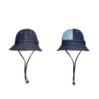 Japanese Retro Wash Denim Fisherman Bucket Hat Gorros Hunting Casquette Bob Sombrero Hombre Chapeu Feminino Men Jeans Caps