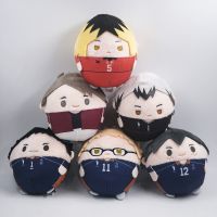 [HOT ZHLSWKCXKLKWHG 543] Haikyuu อะนิเมะ Miya Atsumu Osamu Kageyama Tobio Daichi Sawamura Kei Tsukishima Kenma Kozume Plush Itabag พวงกุญแจ