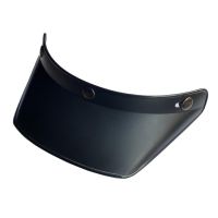 【LZ】✧  Capacete viseira lente 3 botão snap retro se encaixa para substituição do capacete da motocicleta