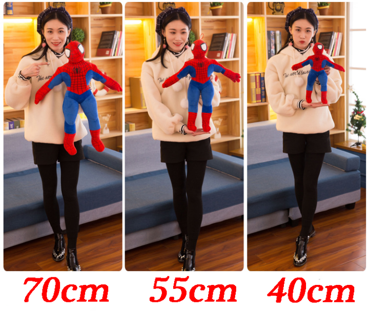 40-120cm-marvel-spider-man-cartoon-stuffed-doll-ottoman-plush-toy-child-boy-cloth-doll-pillow-girl-kid-gift-decoration