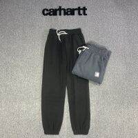 คลังสินค้า™Carhartt Cardt Card Hart Qiu Dong ใครเป็นกางเกงขายาวเท้าผ้าฟลีซคานพร้อมกางเกงกางเกงซับเหงื่อโลโก้ยอดนิยมสำหรับกลับคืนสู่วิธีโบราณ