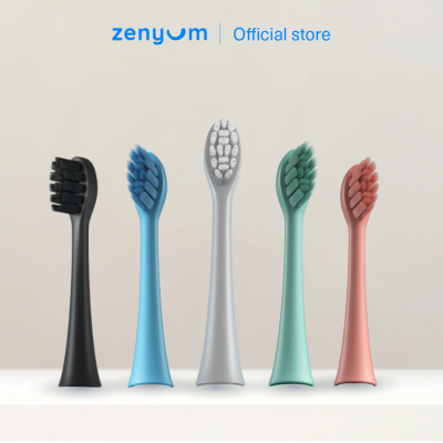 Zenyum หัวแปรง รีฟิล แพ็ก 3 ชิ้น (คละสีไม่ได้ แปรงสีฟัน แปรงสีฟันไฟฟ้า ไม่จัดฟันใช้ได้ จัดฟันใสใช้ได้ ขนนุ่ม Dupont toothbrush)