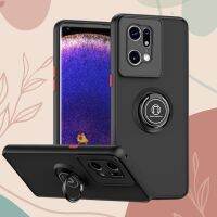 สำหรับ Oppo Find X5 X5 Lite X5 Pro X6 X6 N2เคสฝาพับมีที่ยึดแบบห่วงหมุนได้360 ° ในตัวเคสโทรศัพท์ในรถยนต์แม่เหล็กแข็งและทนทานกันรอยขีดข่วนกันลายนิ้วมือขายดี