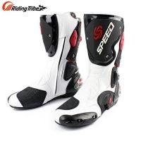 CODhan14416 ?in stock?Motorcycle knee boot SPEED Racing shoes off road Protective gear Racing boots