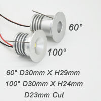 3วัตต์ DC 12โวลต์-24โวลต์ AC 85-277โวลต์มินินำสปอตไล3วัตต์โคมไฟปิดภาคเรียนห้องน้ำซาวน่าหลังคาบันไดจุดไฟโคมไฟเพดานดาวน์ไลท์