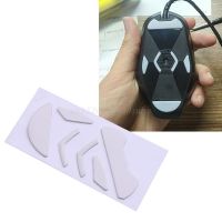 ✺ 1Set Mouse Skates Glide Feet Pads Mouse Feet Sticker for logitech G302 G303 Mouse White Rounded Curved Edges Mice Feet