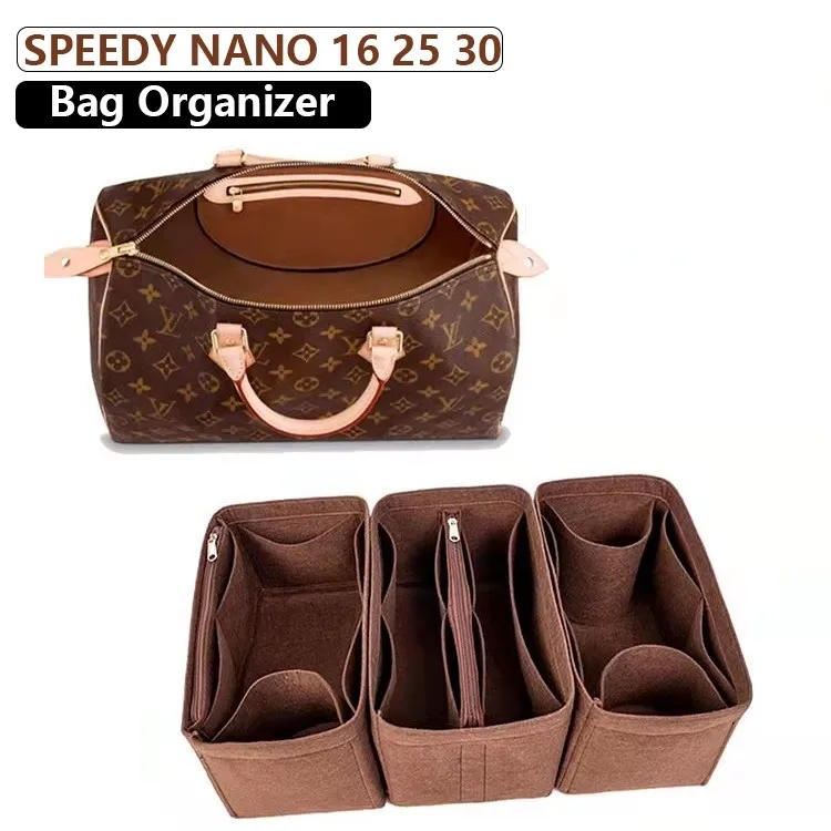 Buy For LV SPEEDY 20/25/30/35/40 Handbag Organizer Insert Liner