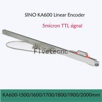 【CC】☞⊙  SINO KA-600 1500 1600 1700 1800 1900 2000 2100 2200mm 5micron DRO Linear Glass Scale KA600 0.005mm Optical Encoder  Ruler