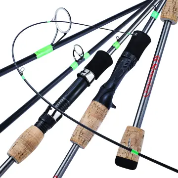 Suke Fishing Rod Reel Set Spinning Reel Fishing Rod 2 Section 1.2M 1.5M