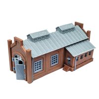 Outland Models Railroad Layout Locomotive Shed/Engine House (1-Stall) 1:220 Z Scale