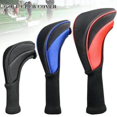 3Pcs/set Portable Golf Club Head Covers Golf Wood Club Cover Driver 1 3 5 Fairway Woods Headcovers Long Neck Golfing Accessories