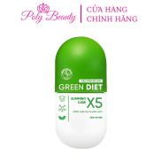 Thảo mộc giảm cân Green Diet Slimming Care X5 30 viên giảm mỡ bụng tay