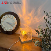 LIZHOUMIL โคมไฟตั้งโต๊ะคริสตัลเพชร Led โคมไฟโปรเจคเตอร์บรรยากาศไฟกลางคืนสำหรับตกแต่งบาร์โรงแรม